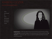 Tablet Screenshot of kimberlydozier.com